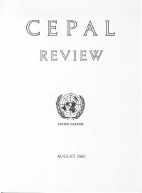 Imagen de portada: CEPAL Review No.14, August 1981 9789210476409