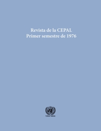 Cover image: Revista de la CEPAL, Primer semestre de 1976 9789210477352
