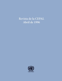 Cover image: Revista de la CEPAL No.58, Abril 1996 9789213214336