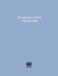 Cover image: Revista de la CEPAL No.70, Abril 2000 9789213215791