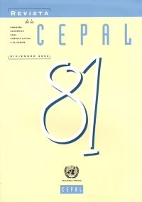 Imagen de portada: Revista de la CEPAL No.81, Diciembre 2003 9789213222232