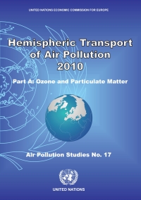 Imagen de portada: Hemispheric Transport of Air Pollution 2010 9789211170436