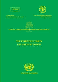 Imagen de portada: The Forest Sector in the Green Economy 9789211170221