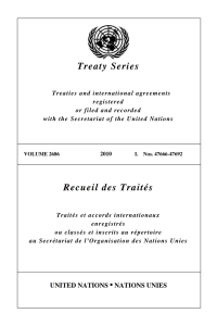 Cover image: Treaty Series 2686 9789219006638