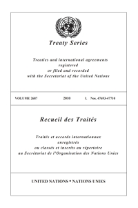 Imagen de portada: Treaty Series 2687 9789219006645