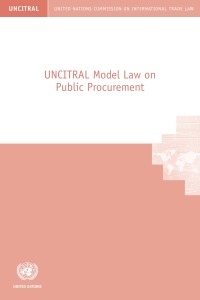 Cover image: UNCITRAL Model Law on Public Procurement 9789211337235