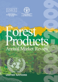Omslagafbeelding: Forest Products Annual Market Review 2008-2009 9789211170078