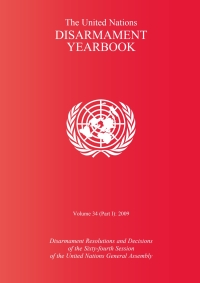 Cover image: United Nations Disarmament Yearbook 2009: Part I&II 9789211422733