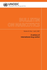 Omslagafbeelding: Bulletin on Narcotics, Volume LX, 2008 9789211482614