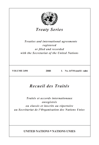 Cover image: Treaty Series 2498/Recueil des Traités 2498 9789219004757