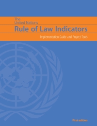 表紙画像: United Nations Rule of Law Indicators 9789211012477