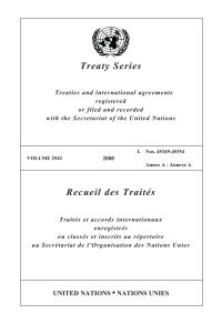 Cover image: Treaty Series 2542/Recueil des Traités 2542 9789219004924