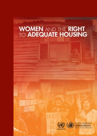 Cover image: Women and the Right to Adequate Housing 9789211541922
