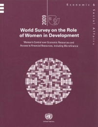 Imagen de portada: World Survey on the Role of Women in Development 2009 9789211302752