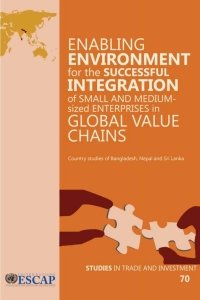 Omslagafbeelding: Enabling Environment for the Successful Integration of Small and Medium-sized Enterprises in Global Value Chains 9789211206401