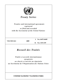 صورة الغلاف: Treaty Series 2614/Recueil des Traités 2614 9789219005563
