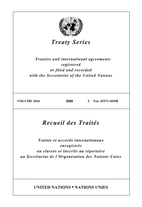 Cover image: Treaty Series 2544/Recueil des Traités 2544 9789219005600