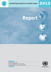 Imagen de portada: Report of the International Narcotics Control Board for 2012 9789211482706