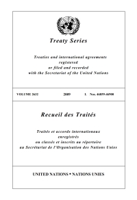 Cover image: Treaty Series 2632/Recueil des Traités 2632 9789219005945