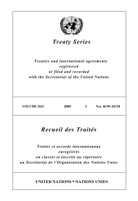 Cover image: Treaty Series 2623/Recueil des Traités 2623 9789219006034