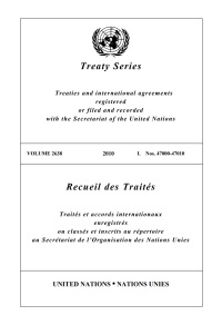 Cover image: Treaty Series 2638/Recueil des Traités 2638 9789219006102