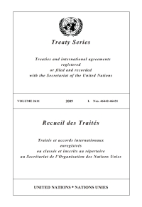 Omslagafbeelding: Treaty Series 2611/Recueil des Traités 2611 9789219006287