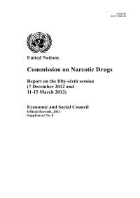 Cover image: Commission on Narcotic Drugs 9789218802545