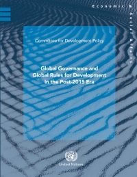 Imagen de portada: Global Governance and Global Rules for Development in the Post-2015 Era 9789211046892