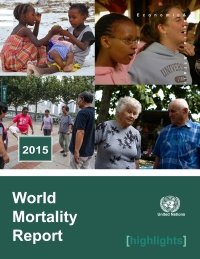Cover image: World Mortality Report 2015 Highlights 9789211515480
