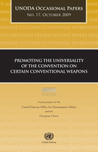Cover image: UNODA Occasional Papers No.17 9789210581509