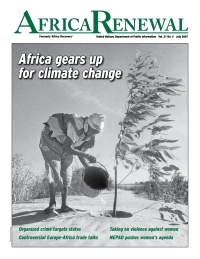 Imagen de portada: Africa Renewal, July 2007 9789210586887