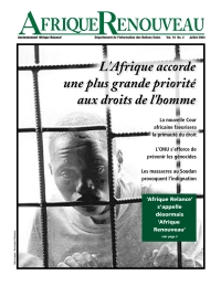 Imagen de portada: Afrique renouveau, Juillet 2004 9789210587112