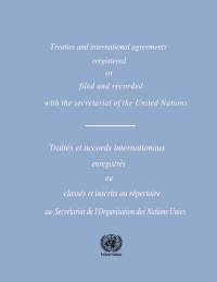 Cover image: Statement of Treaties and International Agreements: Registered or Filed and Recorded with the Secretariat of the United Nations during the Period of 14 December 1946 to 31 March 1947 / Relevé des traités et accords internationaux: Enregistrés ou clas