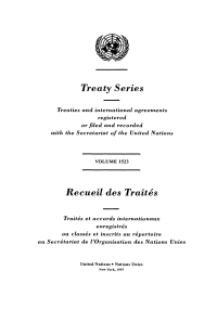 Omslagafbeelding: Treaty Series 1523/Recueil des Traités 1523 9789210594448