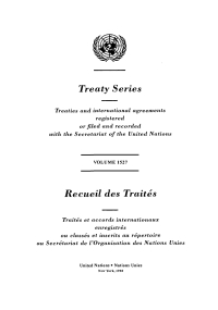 صورة الغلاف: Treaty Series 1527/Recueil des Traités 1527 9789210594486