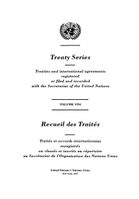 صورة الغلاف: Treaty Series 1534/Recueil des Traités 1534 9789210594554