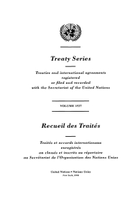 表紙画像: Treaty Series 1537/Recueil des Traités 1537 9789210594585