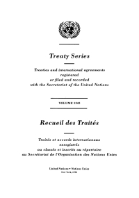 表紙画像: Treaty Series 1545/Recueil des Traités 1545 9789210594660