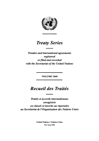 Cover image: Treaty Series 1560/Recueil des Traités 1560 9789210594813