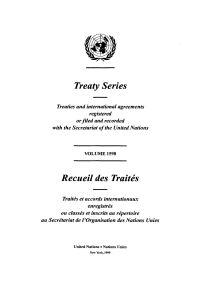 表紙画像: Treaty Series 1598/Recueil des Traités 1598 9789210595193