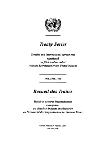 Cover image: Treaty Series 1601/Recueil des Traités 1601 9789210595223