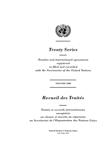 Cover image: Treaty Series 1609/Recueil des Traités 1609 9789210595292