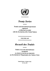Cover image: Treaty Series 1649/Recueil des Traités 1649 9789210595681