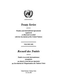 Imagen de portada: Treaty Series 1650/Recueil des Traités 1650 9789210595698