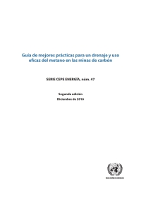 Cover image: Guía de mejores prácticas para un drenaje y uso eficaz del metano en las minas de carbón (Segunda edición) 9789210599481
