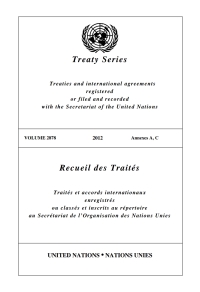 Cover image: Treaty Series Volume 2878 / Recueil des Traités Volume 2878 9789219008694