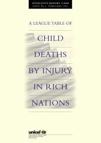 Imagen de portada: League Table of Child Deaths by Injury in Rich Nations, A 9788885401716