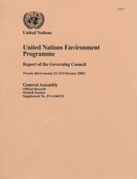 Imagen de portada: United Nations Environment Programme Report of the Governing Council 9789218101891