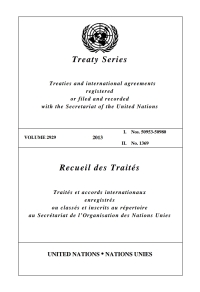 Cover image: Treaty Series 2929/Recueil des Traités 2929 9789219008946