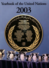 Cover image: Yearbook of the United Nations 2003 9789211009057